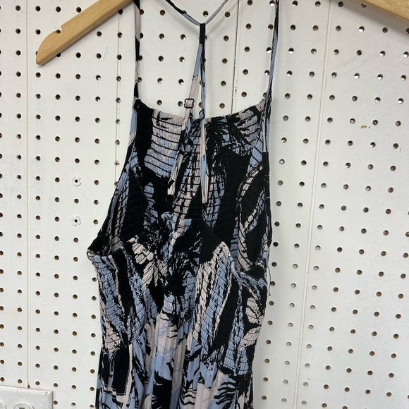 Free People Heat Wave Foliage-Print Smocked Maxi Dress - Picture 6 of 6